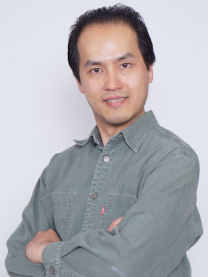 A photograph of narrator Anthony Lee