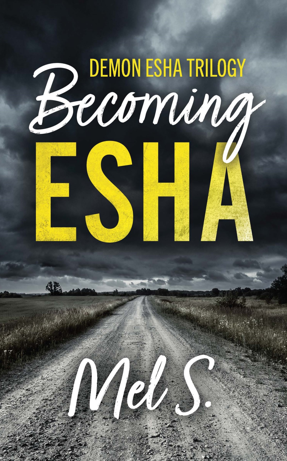 The front cover of Becoming Esha by Mel Smith